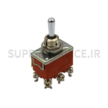 SWITCH TOGGLE 250V/15A 2P  FABRISTEEL