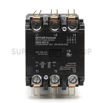 Contactor, 208-240V, 63A, 3 Pole - IMPERIAL IFS Series-E SERIES IMPERIAL