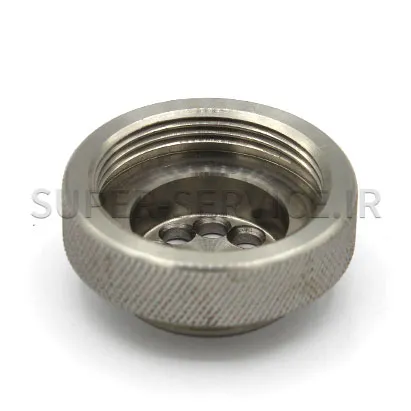 Garnishing spout holder V2A with O-ring seal, 22 x - MUSSANA Pony MUSSANA
