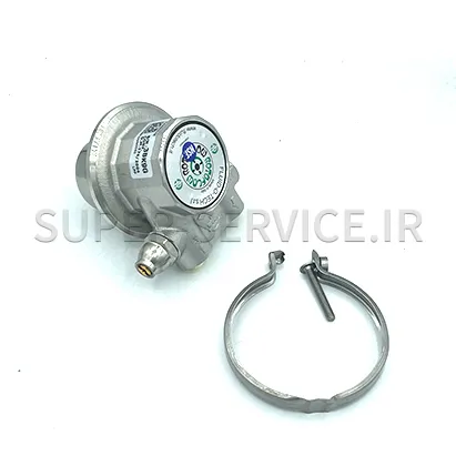 Waterpump inox with fixation clamp + bypass short - THERMOPLAN B&W4c THERMOPLAN